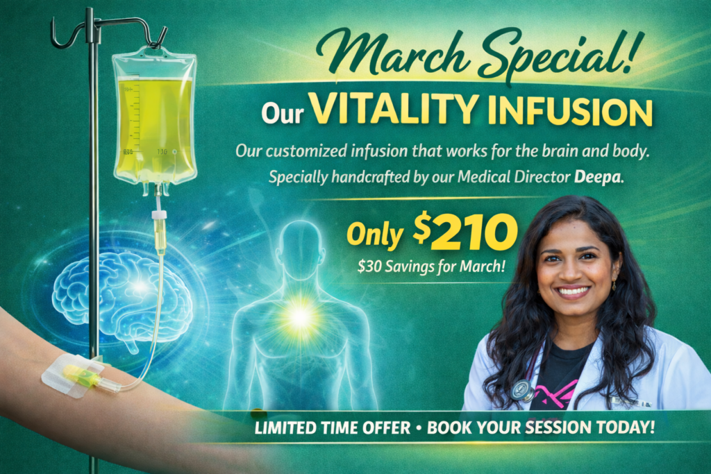 Vitality infusion special for March